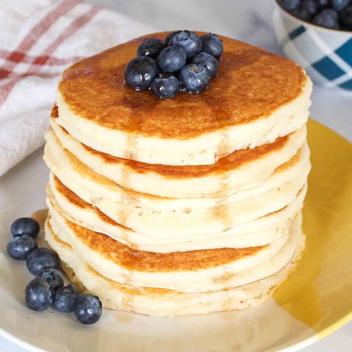 Easy Bisquick Vegan Pancakes - No Eggs, Dairy-Free