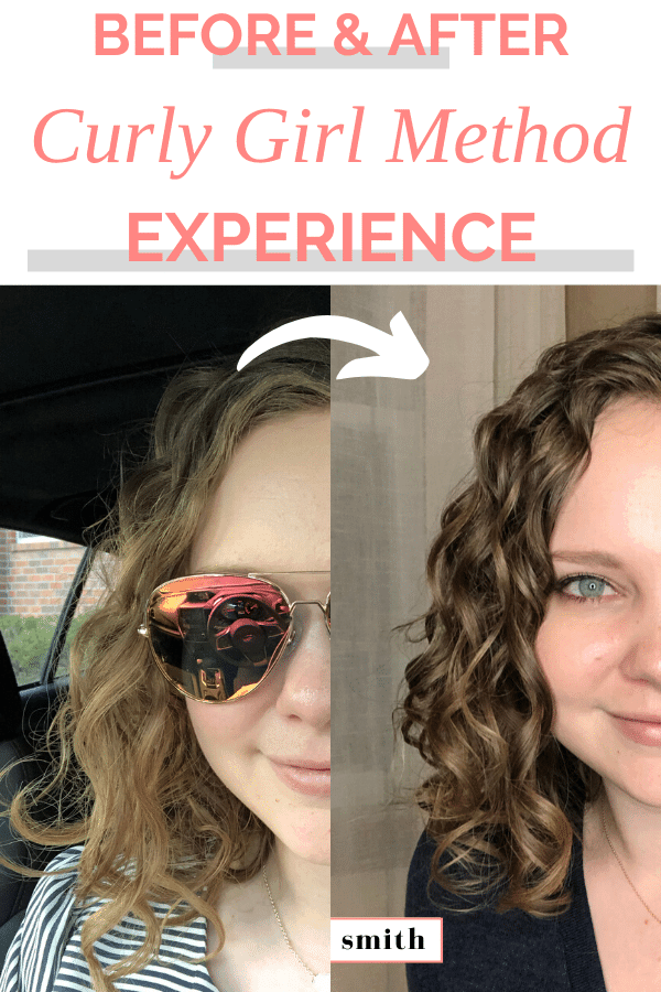 Curly Girl Method Before and After One Year Later