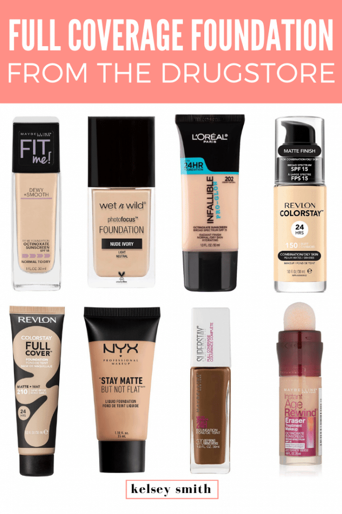 Full Coverage Foundation from the Drugstore