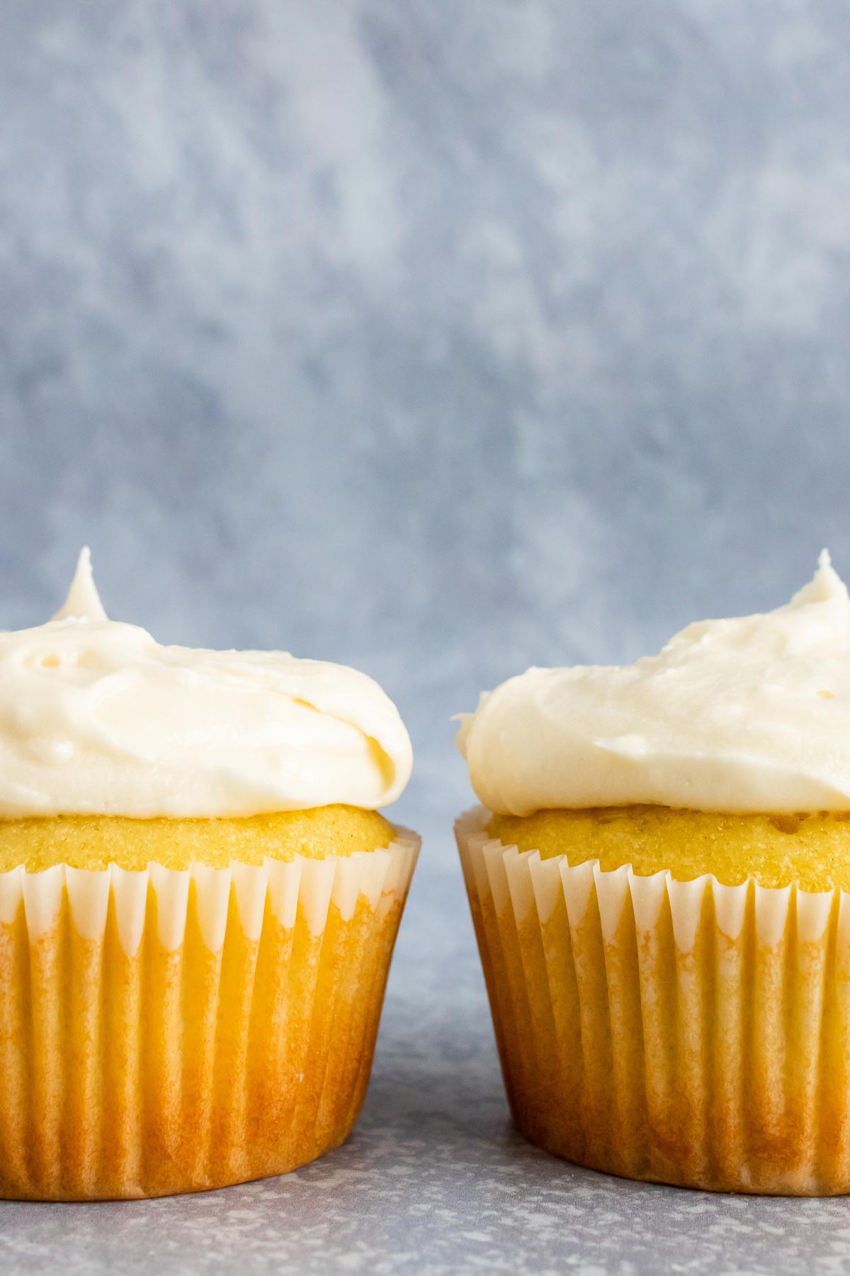 Cupcakes with American buttercream frosting