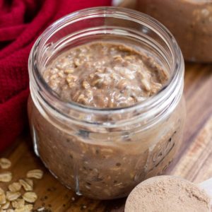 Overnight Oats with Protein Powder.