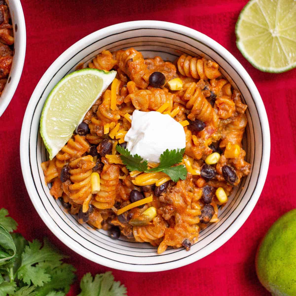 Instant Pot Taco Pasta - One Happy Housewife