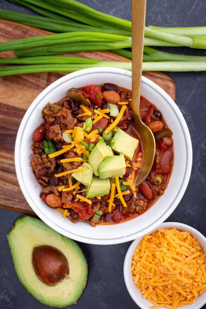 Classic Beef and Sausage Chili
