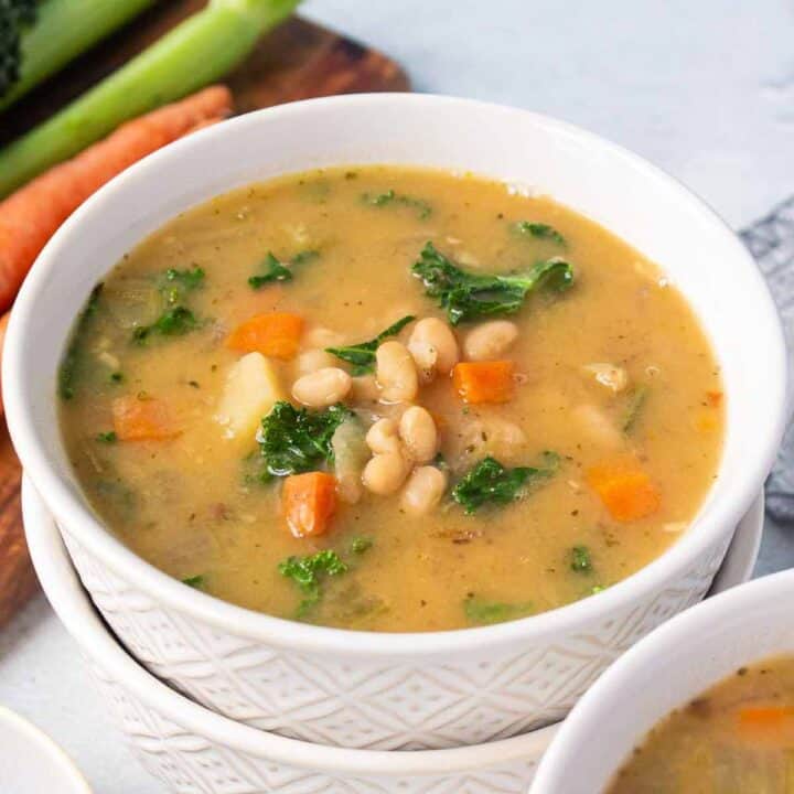 Instant Pot White Bean Soup - By Kelsey Smith
