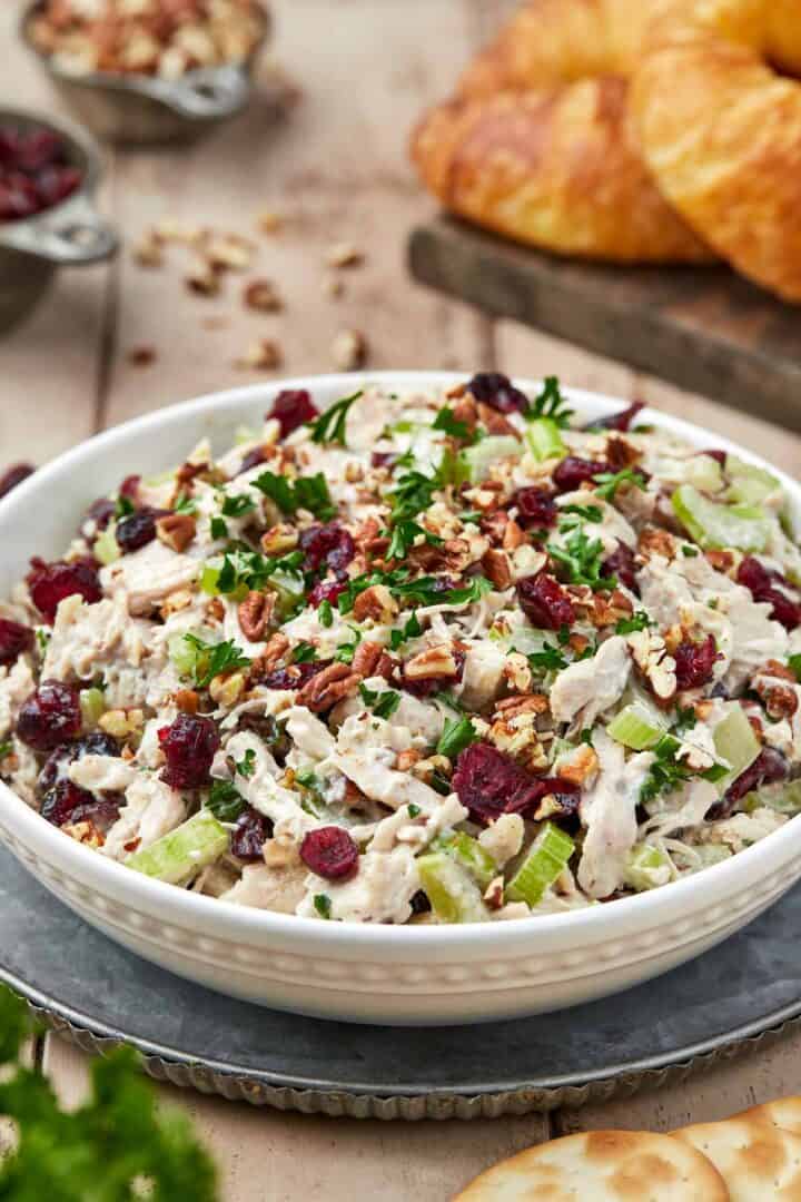 Easy Cranberry Pecan Chicken Salad - By Kelsey Smith