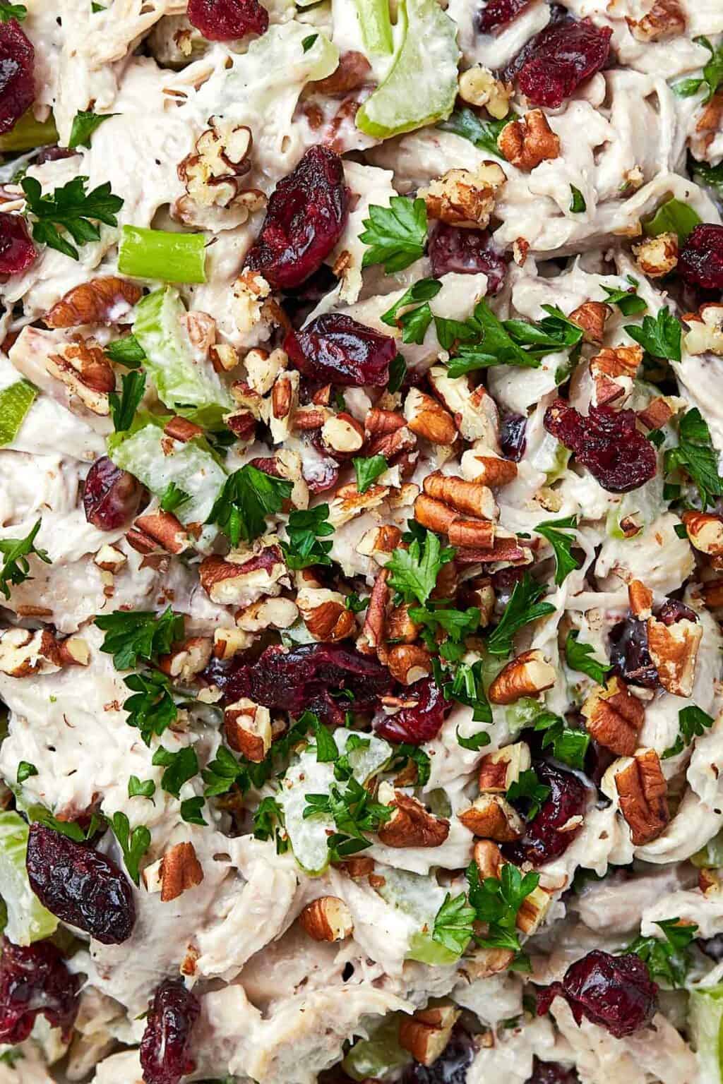 Easy Cranberry Pecan Chicken Salad - By Kelsey Smith