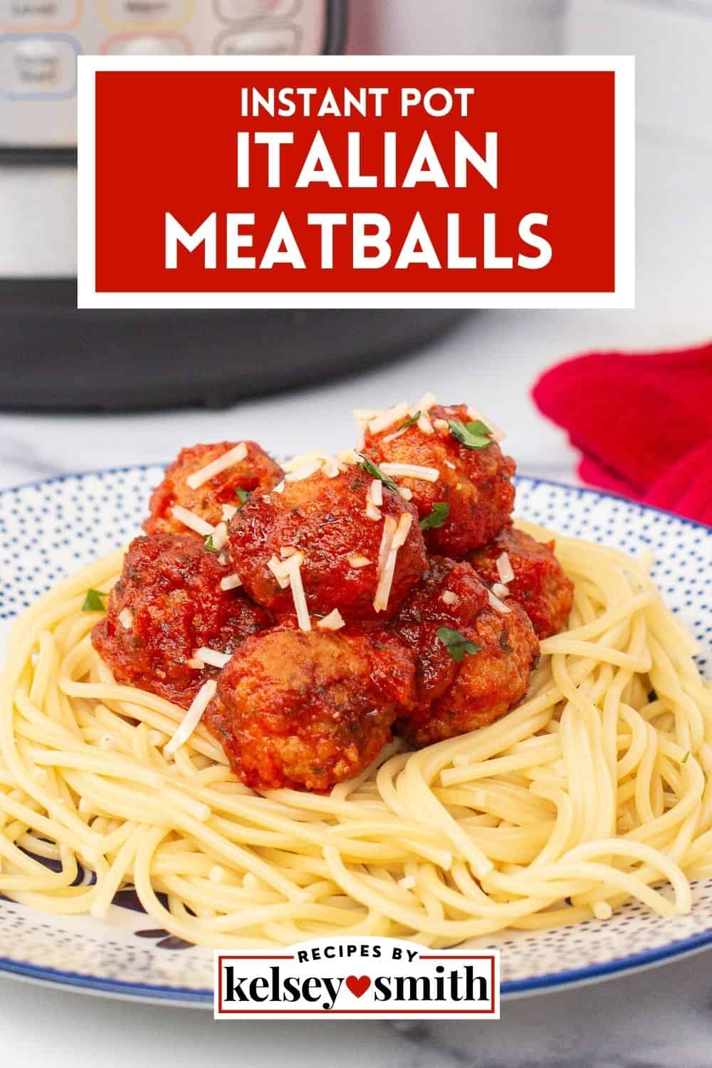 Instant Pot Frozen Meatballs with Pasta Sauce