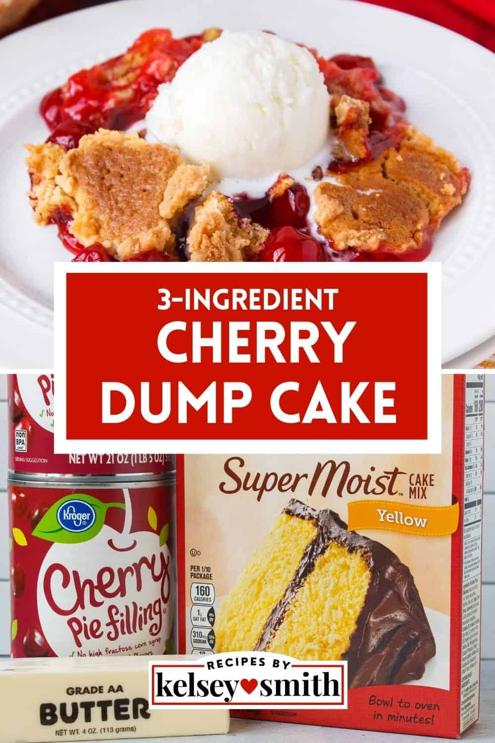 3-Ingredient Cherry Dump Cake