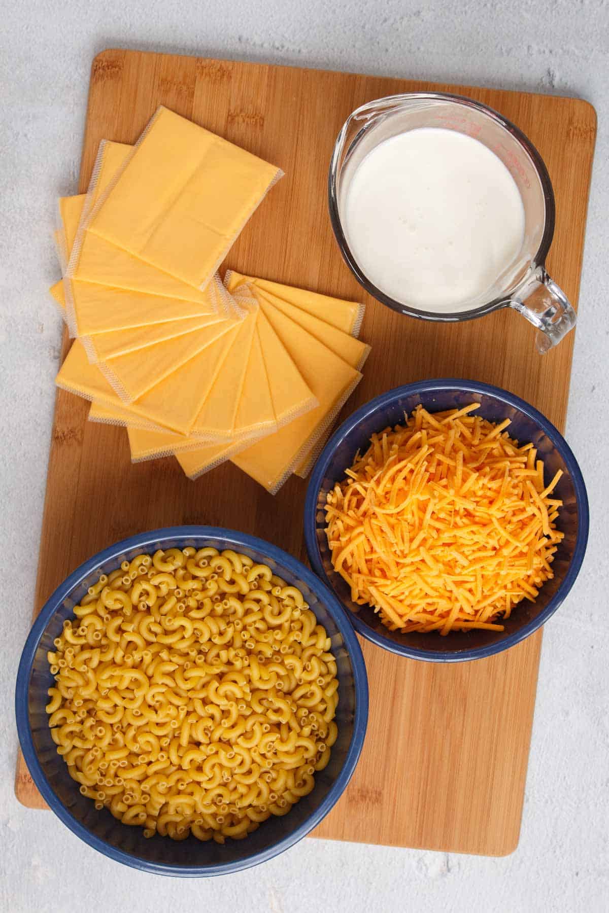 4-Ingredient Mac and Cheese Ingredients
