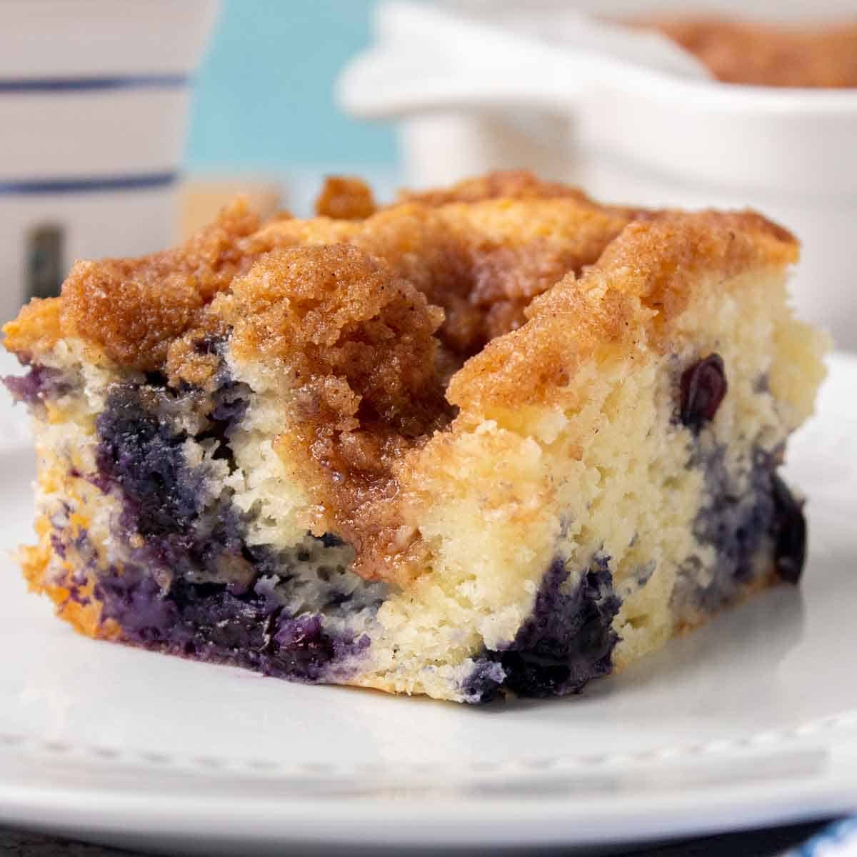 Blueberry Muffin Coffee Cake • Freutcake