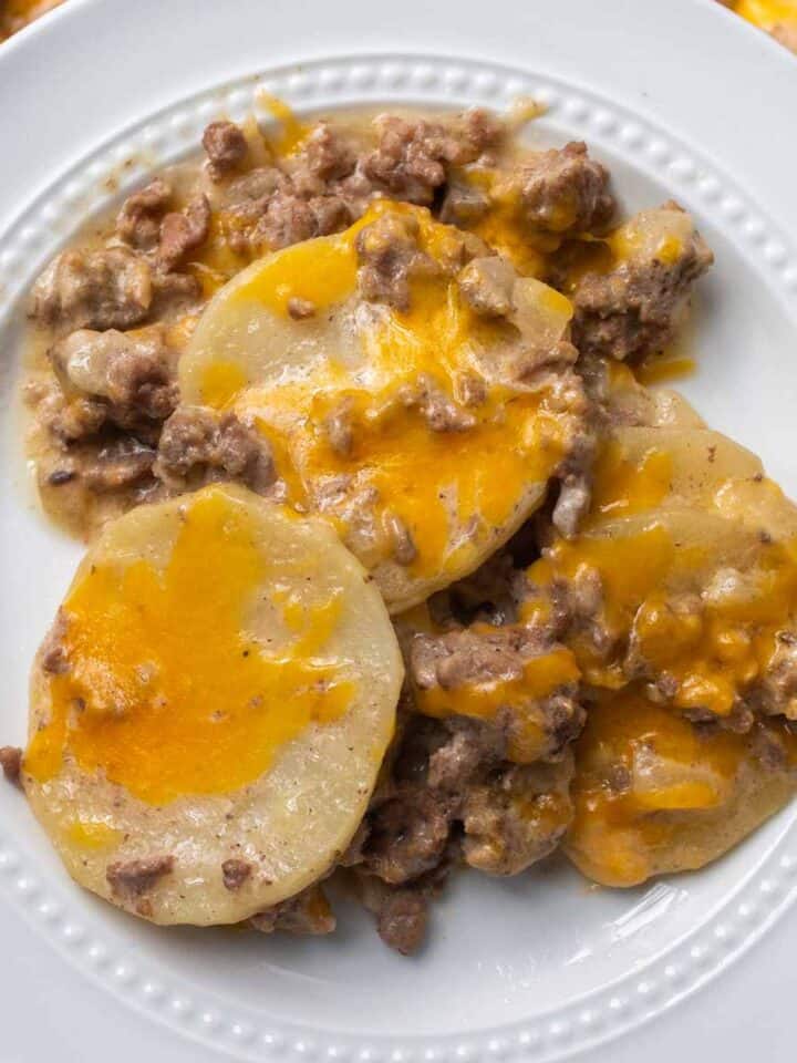 Crockpot Hamburger Potato Casserole