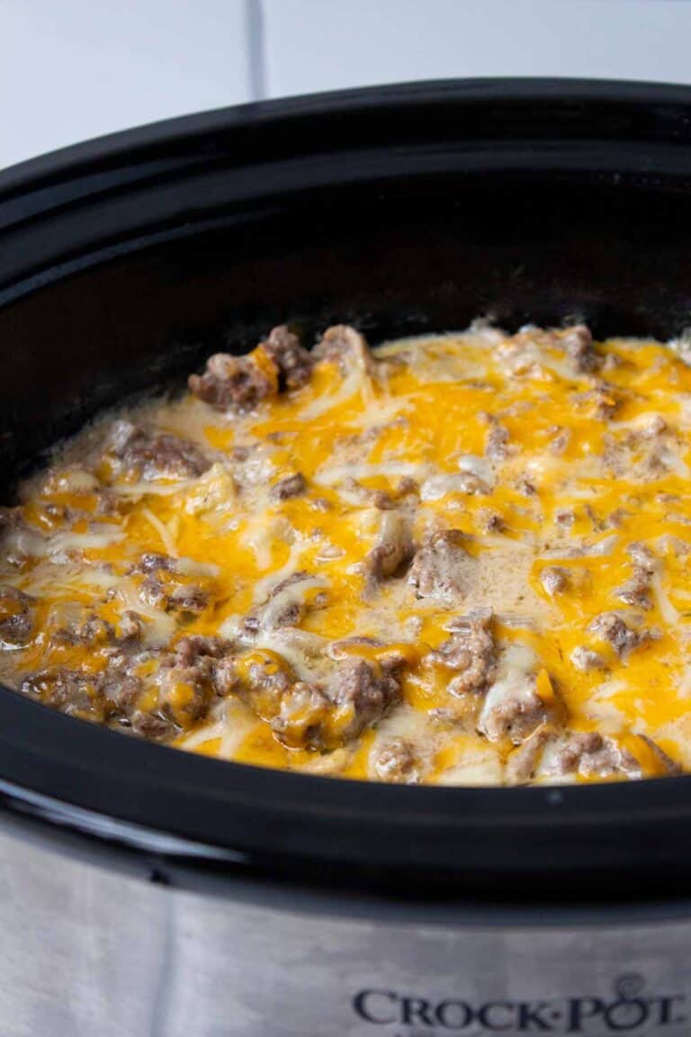 Crockpot Hamburger Potato Casserole Recipe - By Kelsey Smith