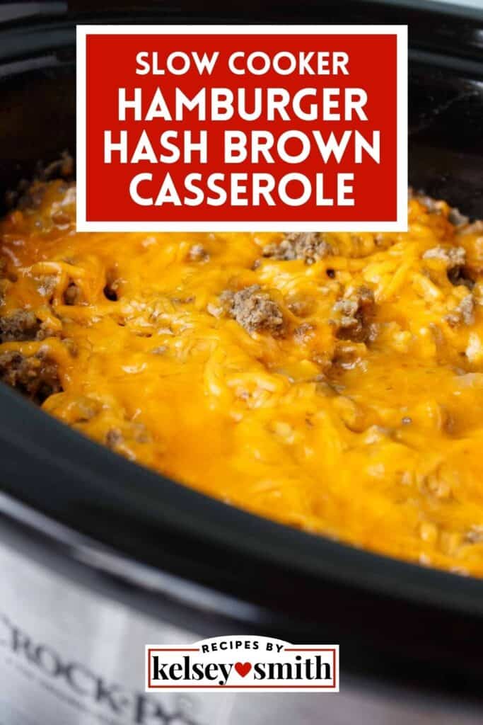 Crockpot Hamburger Hashbrown Casserole