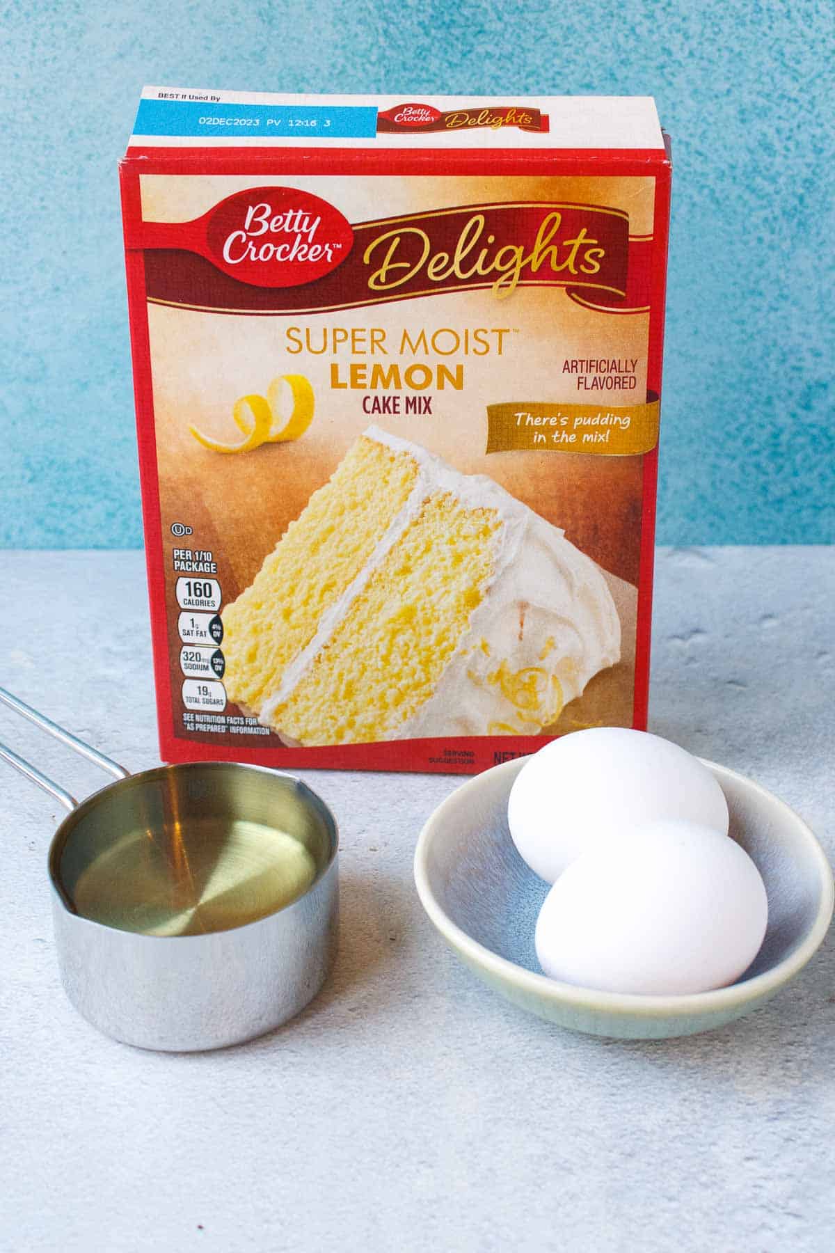 Lemon Cake Mix Cookies Ingredients