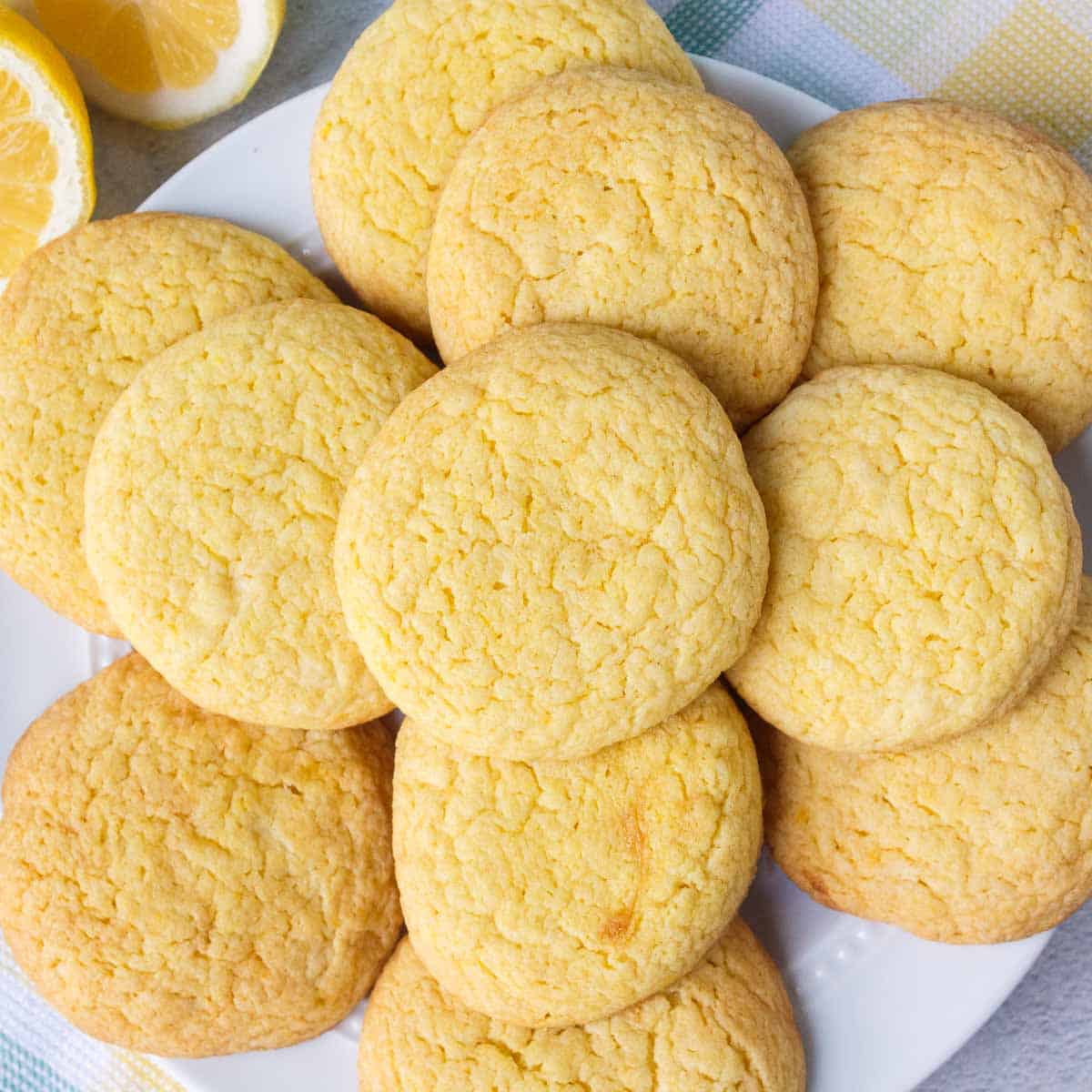3-Ingredient Lemon Cake Mix Cookies