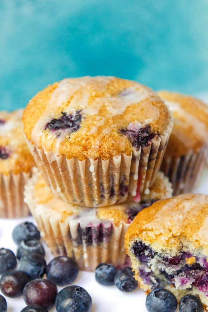 Cake Mix Blueberry Muffins Recipe - By Kelsey Smith