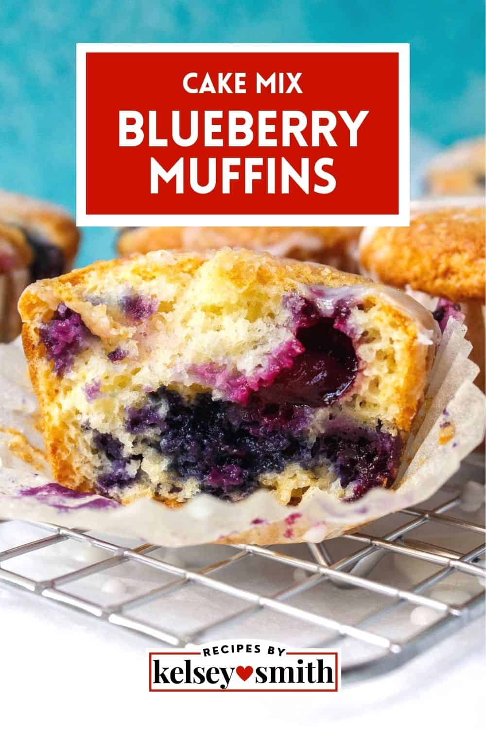Cake Mix Blueberry Muffins Recipe - By Kelsey Smith