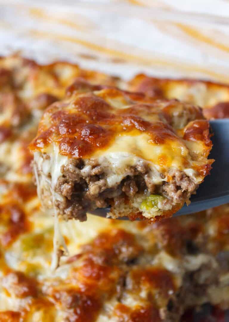 Philly Cheesesteak Casserole Recipe - By Kelsey Smith