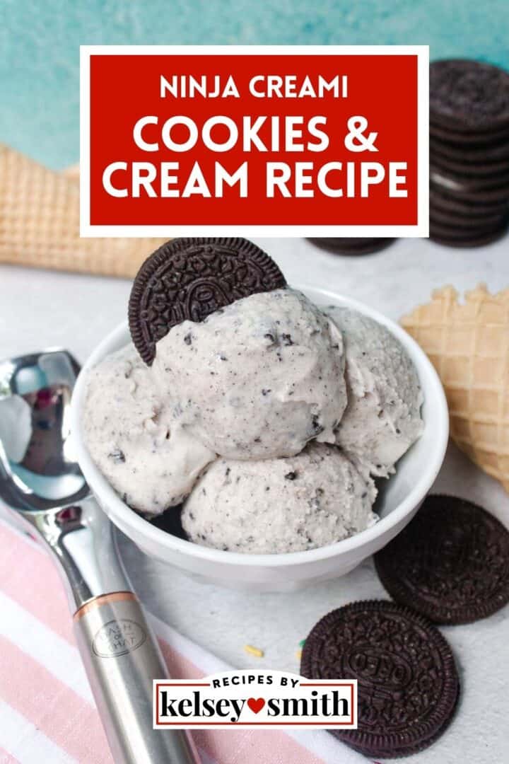 Ninja Creami Cookies and Cream Ice Cream