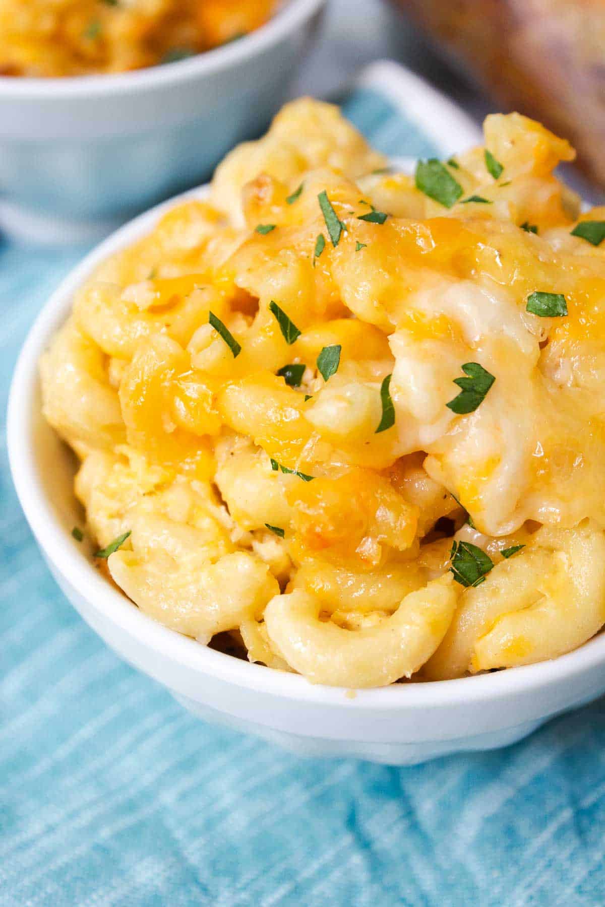 6 Cheese Mac and Cheese with parsley