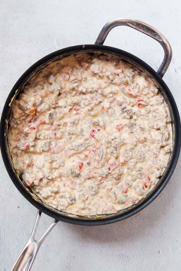 3-Ingredient Sausage Cream Cheese Dip - By Kelsey Smith