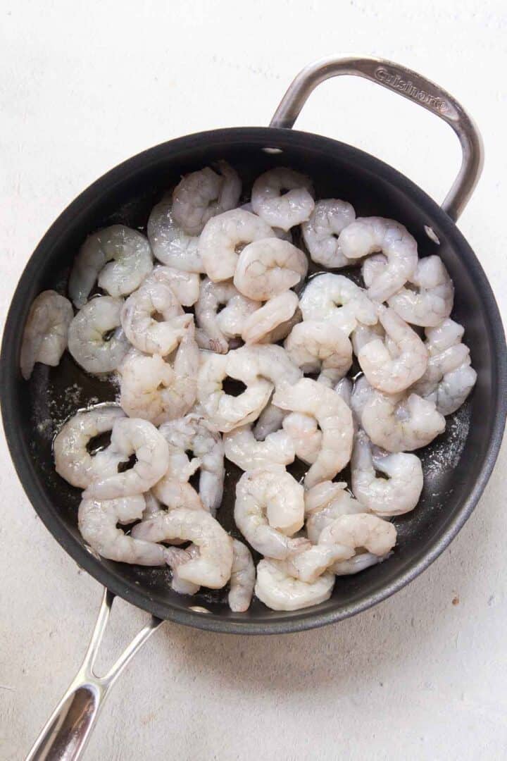 One Pot Lemon Garlic Shrimp Pasta - By Kelsey Smith