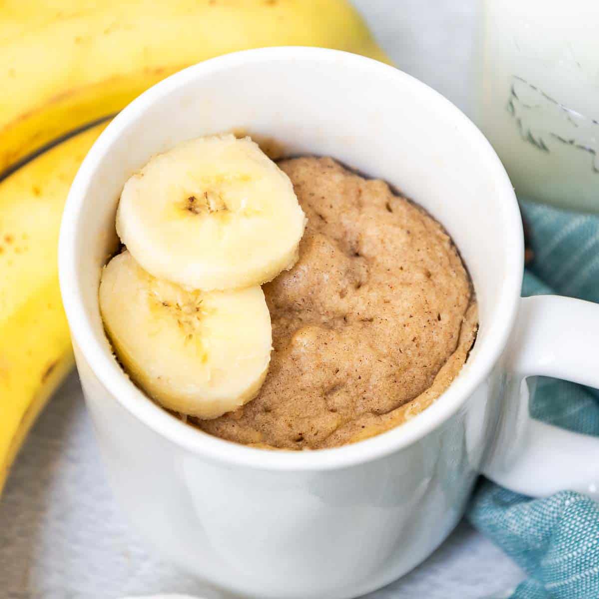 Gluten-Free Banana Bread Mug Cake Microwave Recipe – Melanie Cooks