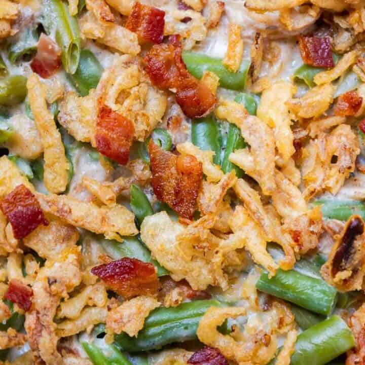 Green Bean Casserole with Bacon - By Kelsey Smith