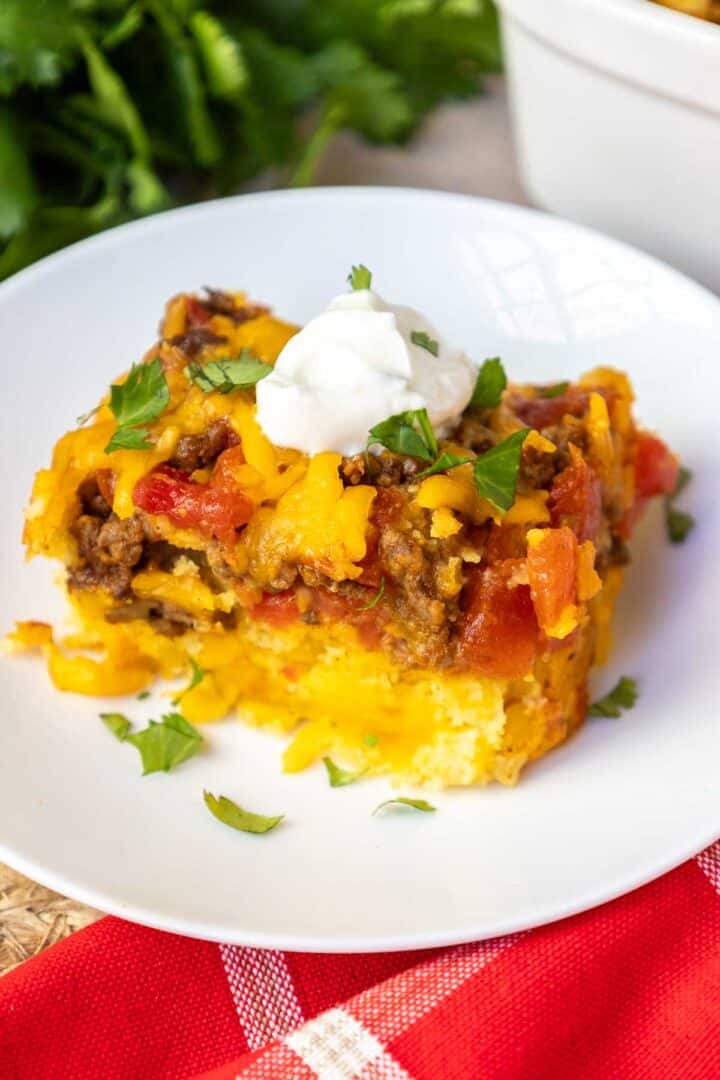 Easy Mexican Cornbread Casserole - By Kelsey Smith