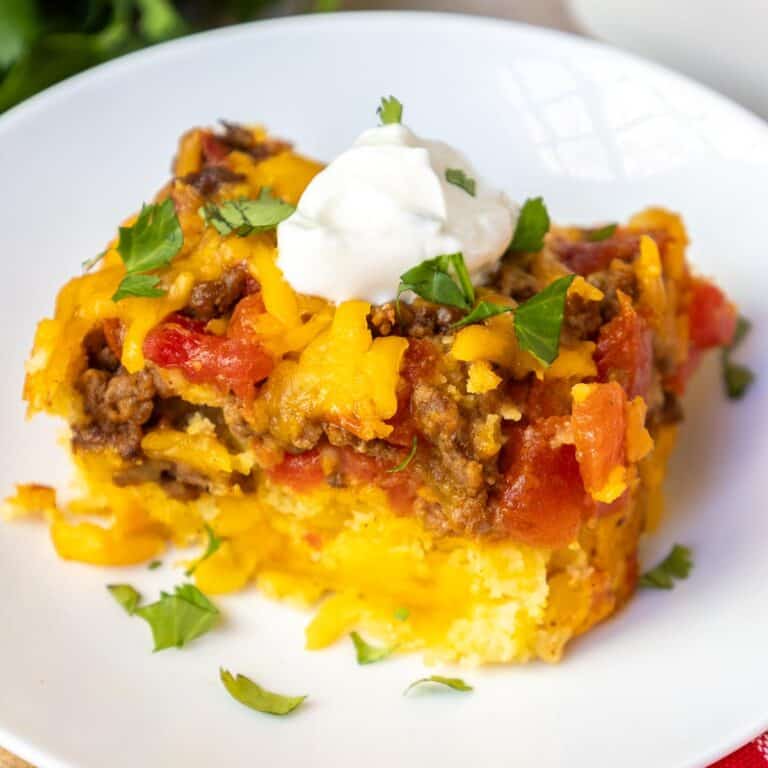 Easy Mexican Cornbread Casserole - By Kelsey Smith