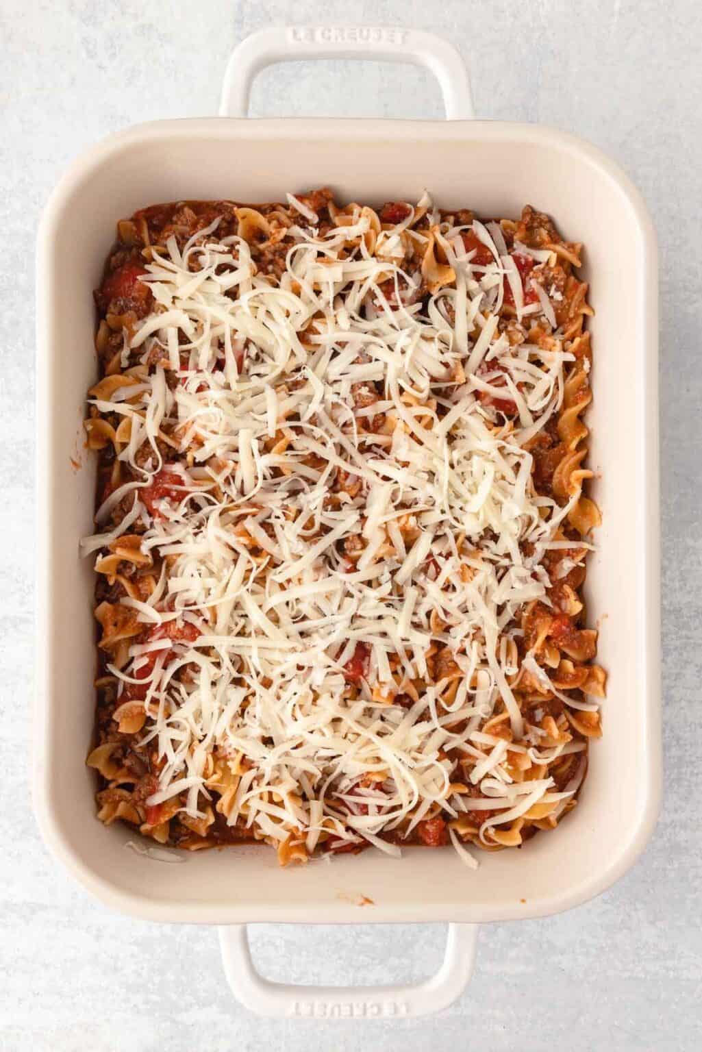 Easy Ground Beef Noodle Casserole - By Kelsey Smith