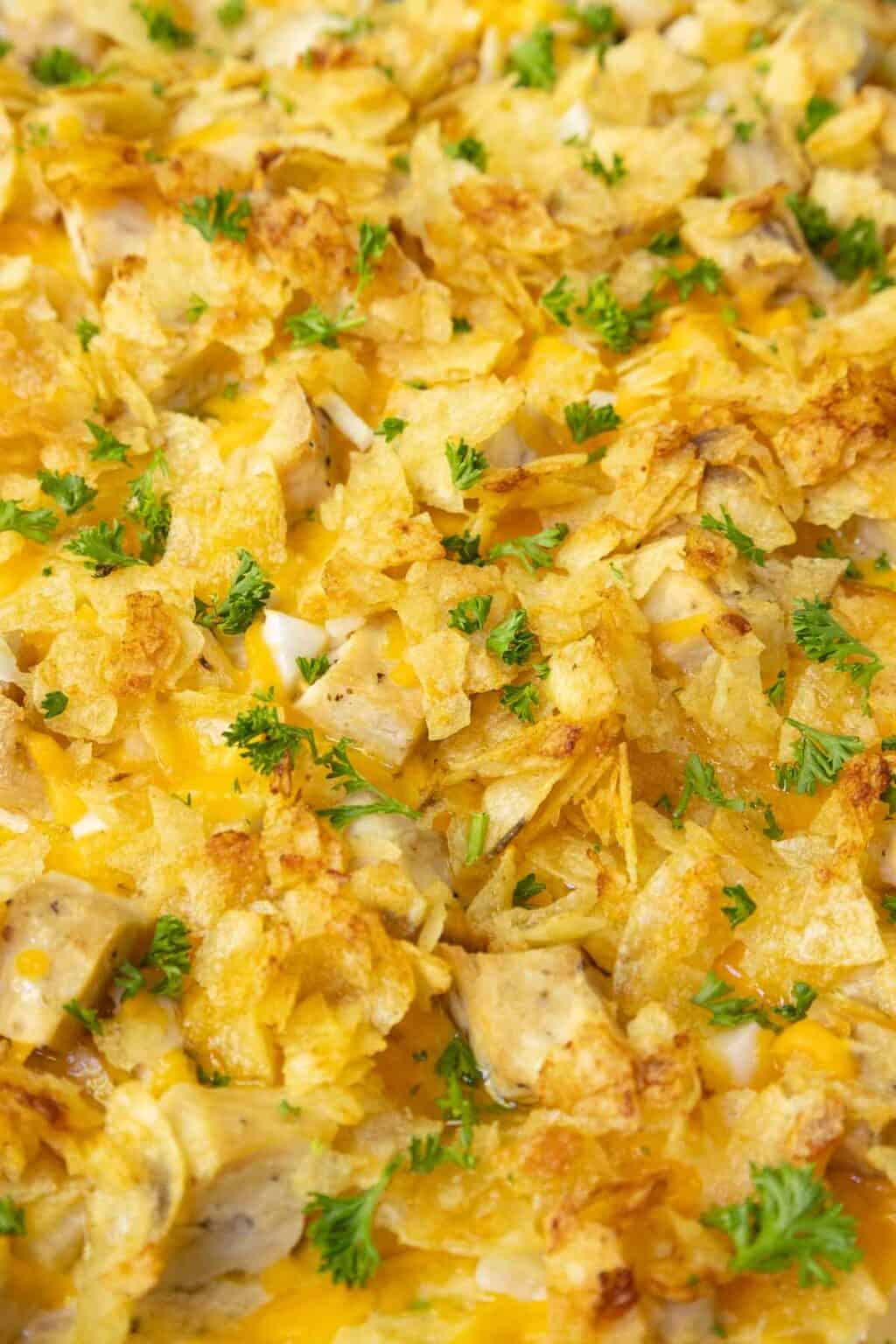 Potato Chip Chicken Casserole with Hash Browns - By Kelsey Smith